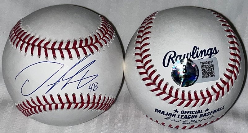 Ivan Herrera St Louis Cardinals Autographed Signed Official Baseball BECKETT Witness Hologram